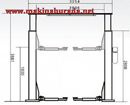 SX-40 ABABA KALDIRMA LİFTİ 4 TON