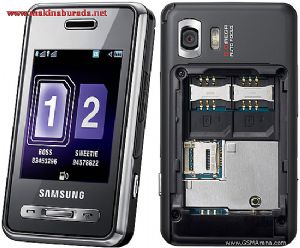 Samsung Çift Hatlı D980 Cep Telefonu *** 455 TL ***