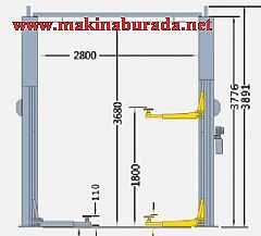 SBE-40 ARABA KALDIRMA LİFTİ 4 TON