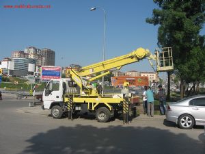 16 METRE SEPETLİ VİNÇ PLATFORM,KİRALIK SEPETLİ VİNÇLER,