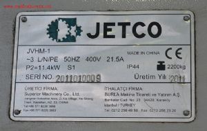 Satılık 2. El Jetco JVHM-1 Kalıpçı Freze Tezgahı