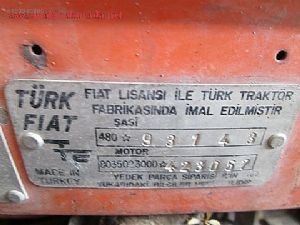 Türkiye Yapımı Fiat Traktör