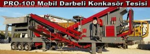 Stoktan Satılık 100-150 Ton Saat Kapasiteli Mobil Konkasör 