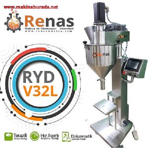 RYD-V32L Tartım Özellikli Yarı Otomatik Vidalı Toz Dolum Makinası