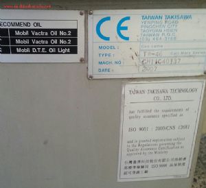 TAKİSAWA TW46 15’ AYNA SANZIMANLI CNC TORNA