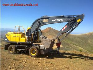 Sahibinden 2001 Model Volvo Lastikli Ekskavatör