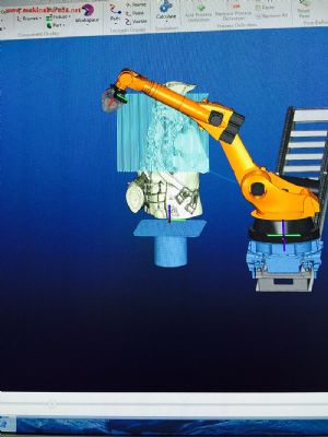 Robot kuka milling