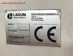 Lagun GBM 2600 CNC Bed Freze Tezgahı